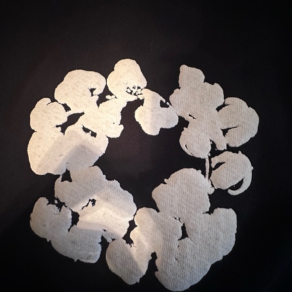 Denim Tears Cotton Wreath Black hoodie - Picture 4 of 9